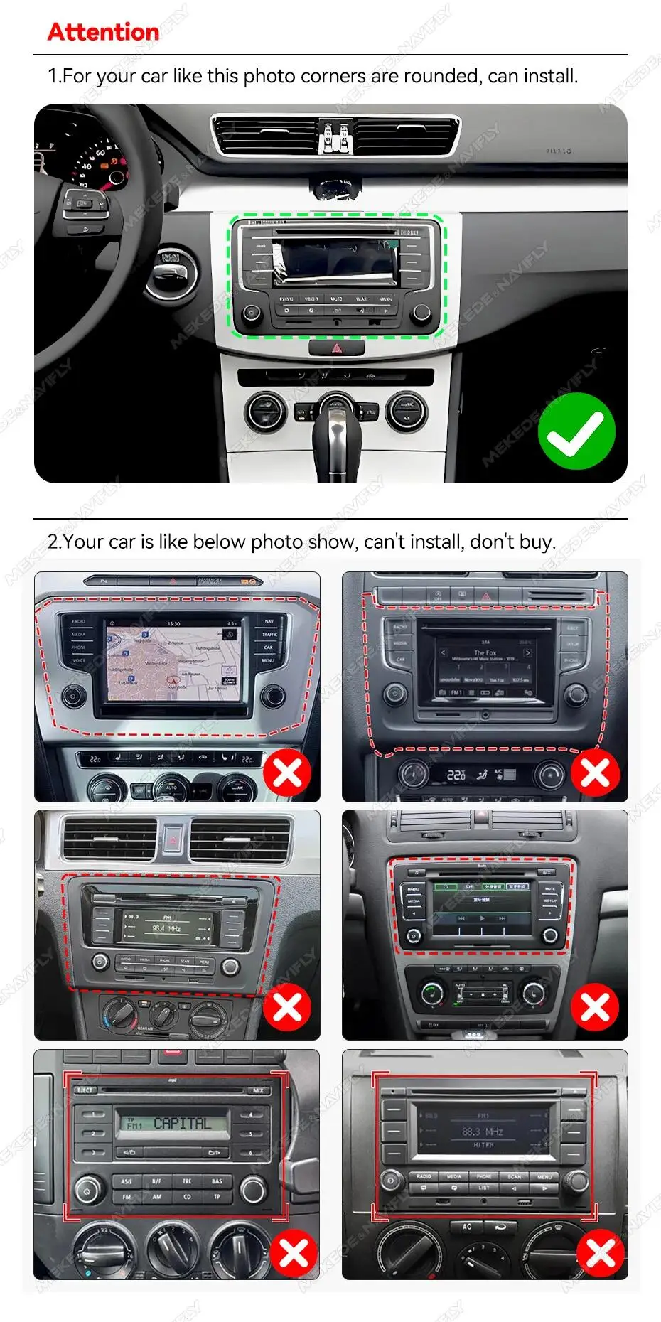 DUDUAUTO 8-Kern Dual-Band GPS 9 Zoll DUDU7 Autoradio für Volkswagen Seat Skoda Passat Golf Polo Jetta, kabelloses Carplay, Android Auto, OTA Online-Upgrade, DUDU OS, intelligentes Autosystem, 4G WIFI, BT, DSP, RDS, GPS-Navigation, Bildschirm – Detail 5