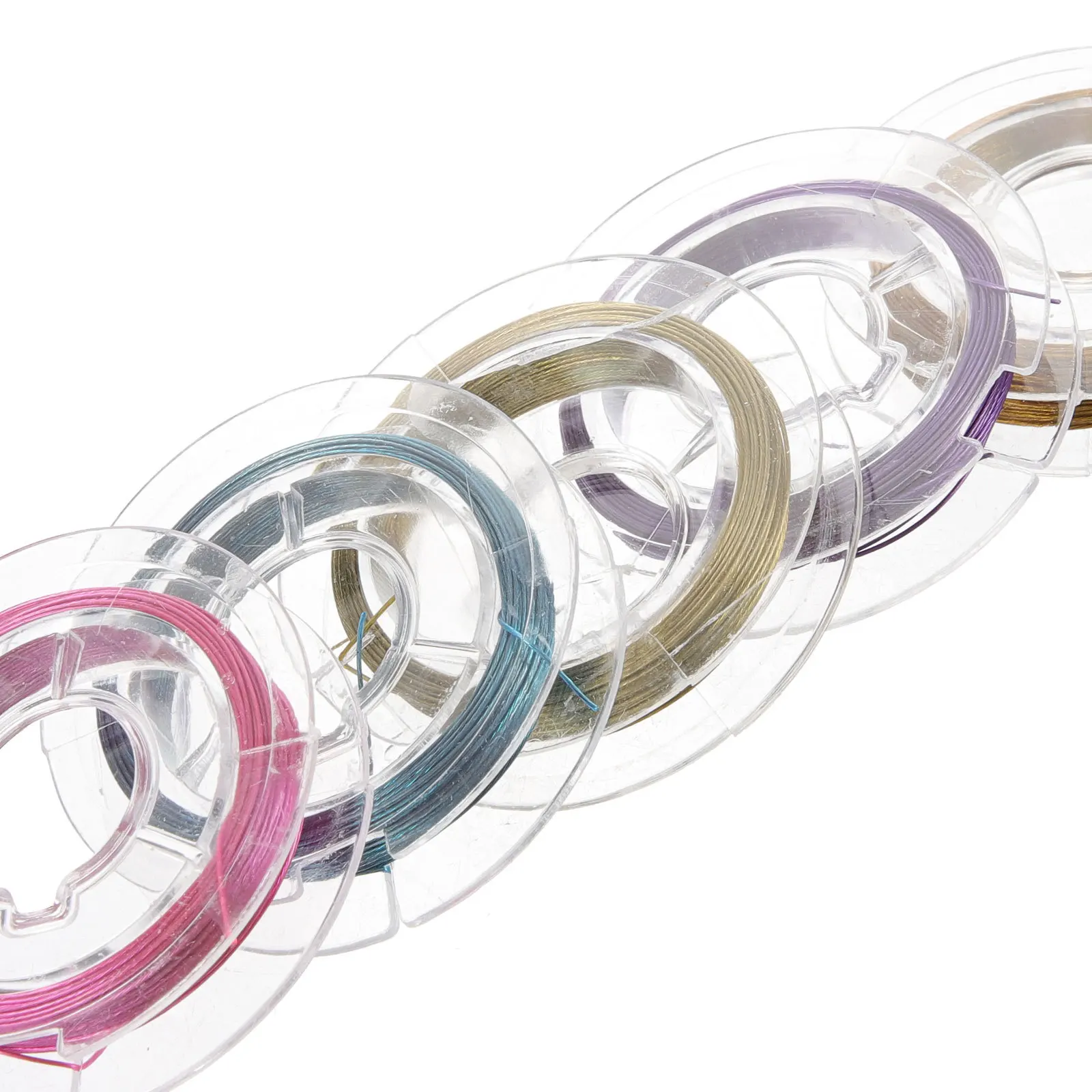 

1 set 1 Set Pliable Metal Beading Wire For Diy Jewelry Making Craft Supply Cuttable Wear-Resistant Multi-Function Beads Wire