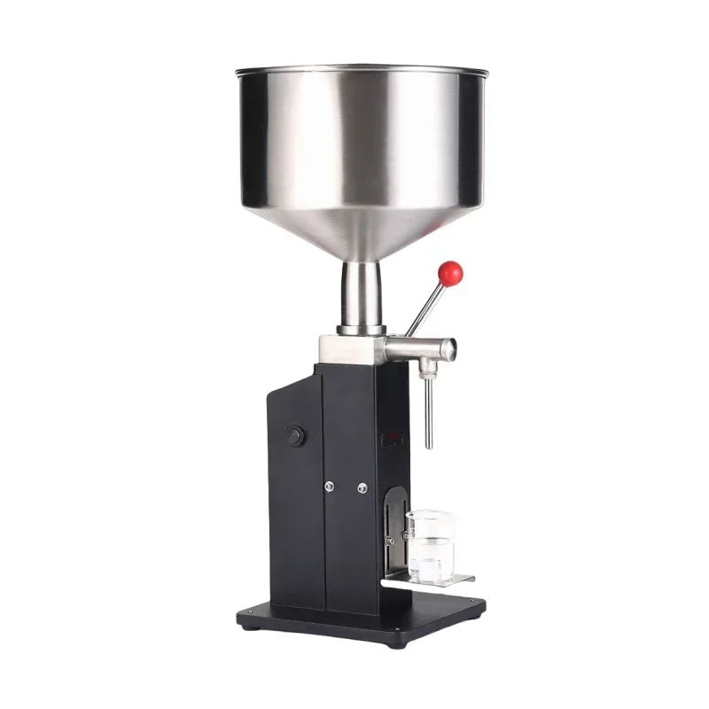 Small manual quantitative filling machine, manual liquid filling machine, suitable for pastes, liquids, essential oils,honey,etc