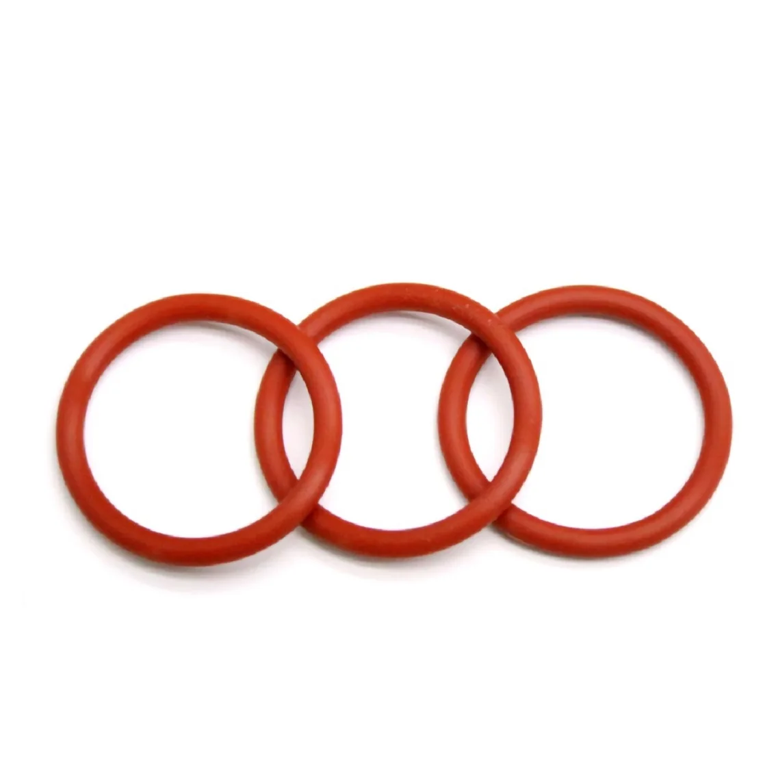 

100Pcs Wire Dia1.5mm Gasket Washers Food Grade Silicone O Ring Seal Washer Cooker Rubber Insulated Silica Gel Red/white OD4-27mm
