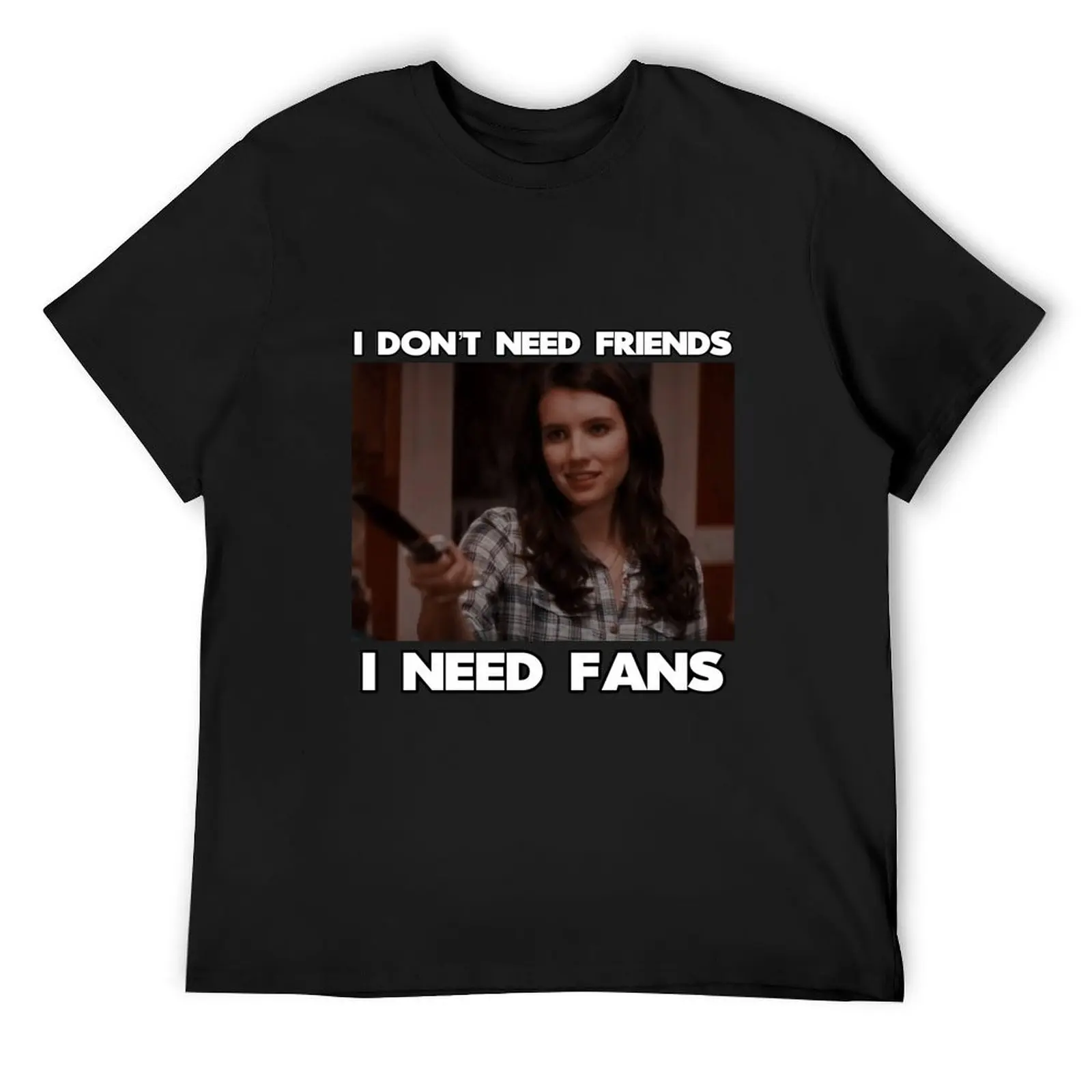 

I Need Fans T-Shirt tees quick drying blanks summer top men workout shirt