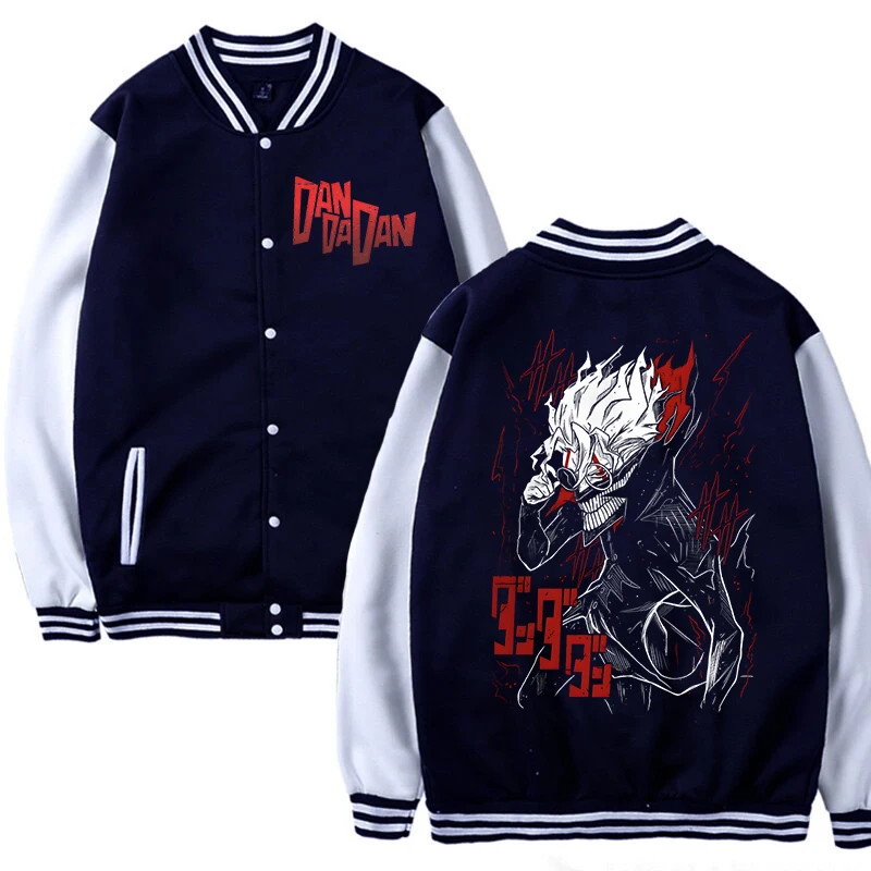 Men's Women's Jacket Dandadan Okarun Baseball Uniform Japanese Manga Anime Gift Anime Dan Da Dan Stylish All-season Outerwear