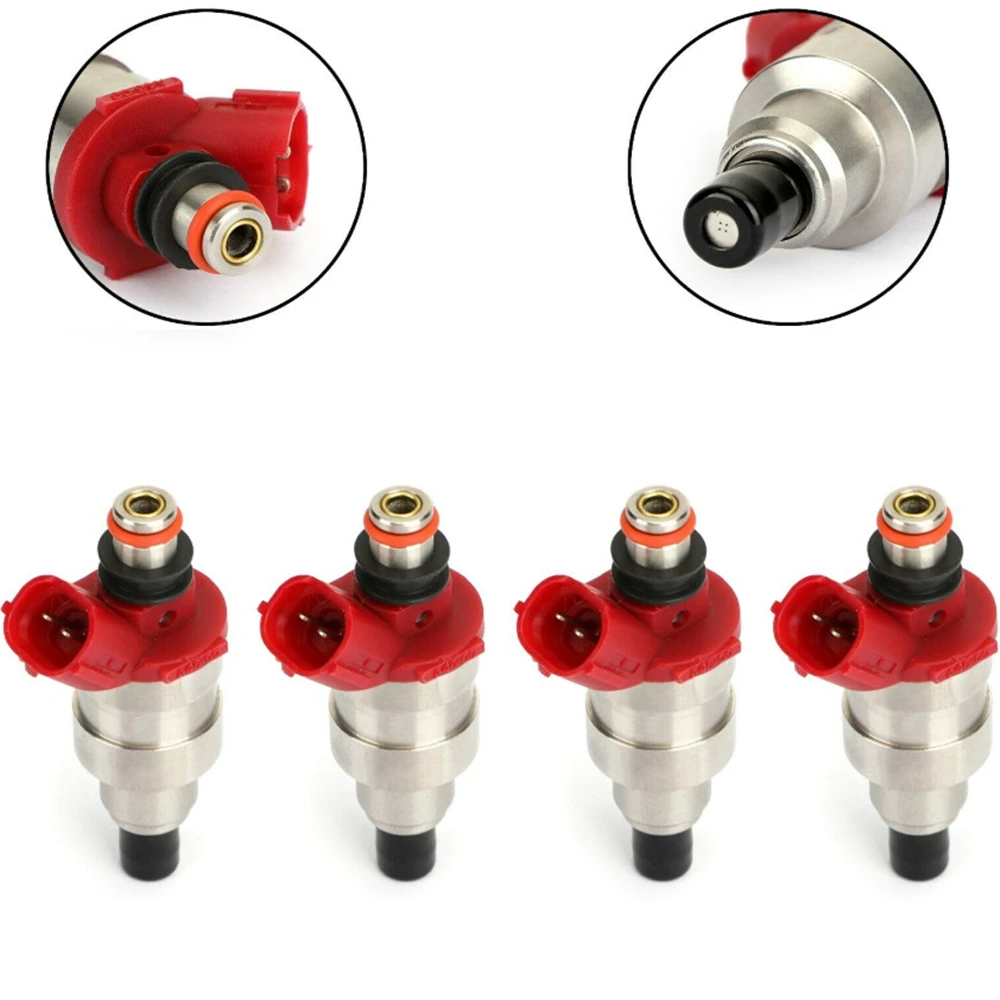 4PCS Fuel Injector for Mazda B2600 MPV 2.6L 1990-1994, OE G609-13-250 FJ400 Auto Engine Replacement Part