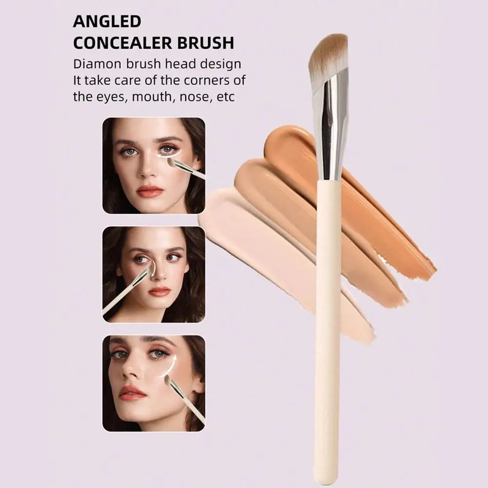 فرش مكياج كريم أساس سائل كونسيلر أحمر الخدود فرشاة رأس مائل للوجه كونتور أداة مكياج احترافية #5