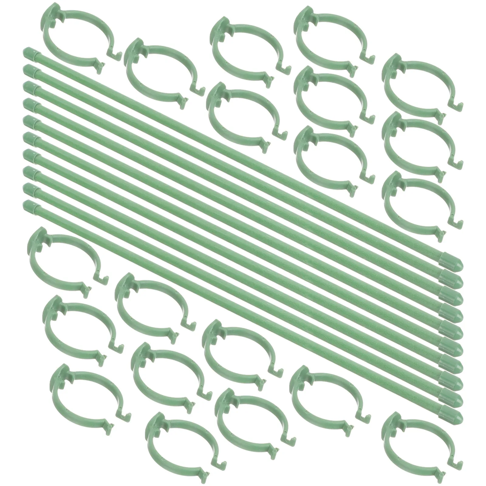 

10 шт., регулируемые опорные колья для садовых растений для помидоров, вьющиеся растения, теплицы, садовые принадлежности, стекловолокно