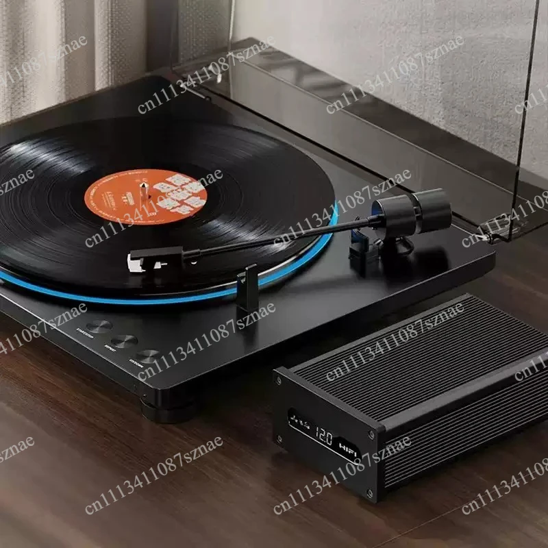 Bluetooth Vintage Vinyl Record Player TT13, Fully Automatic Wireless Audiophile Turntable with HiFi Stereo Sound Customizable