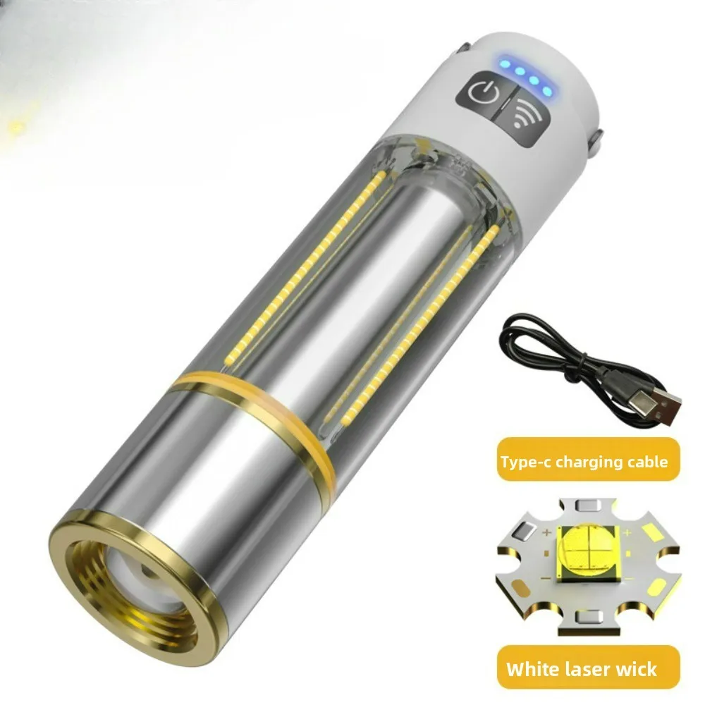 

Супер яркий фонарик Jiaoyue: перезаряжаемый ксеноновый фонарь дальнего действия для наружного кемпинга и домашнего освещения