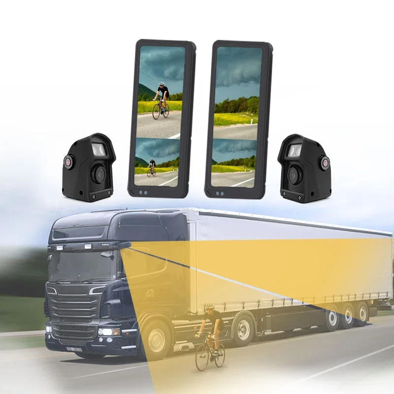 

Universal 12.3 Inch Mirrorless Mo nitor Replace Back up Ca mera Electronic Bus Rearview Side Mirror Cam era Truck