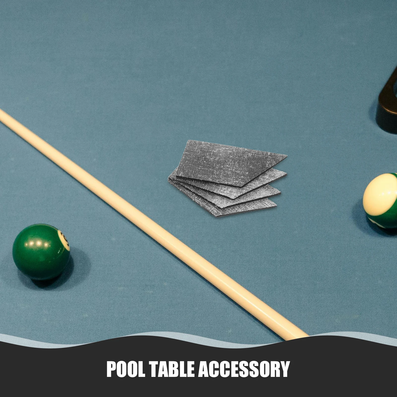 

12Pcs Billiard Table Cushion End Facings Rubber Rail Bumpers for Pool Table Drop Pocket Defense Tough Wear Resistant Gameplay