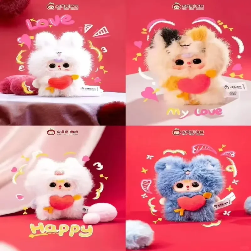 طفل ثلاثة إيروس كيوبيد صندوق أعمى دمية أنيمي صغيرة صندوق غامض مفاجأة حقيبة جمع الفينيل الوجه قلادة لعبة المفاتيح فتاة هدية