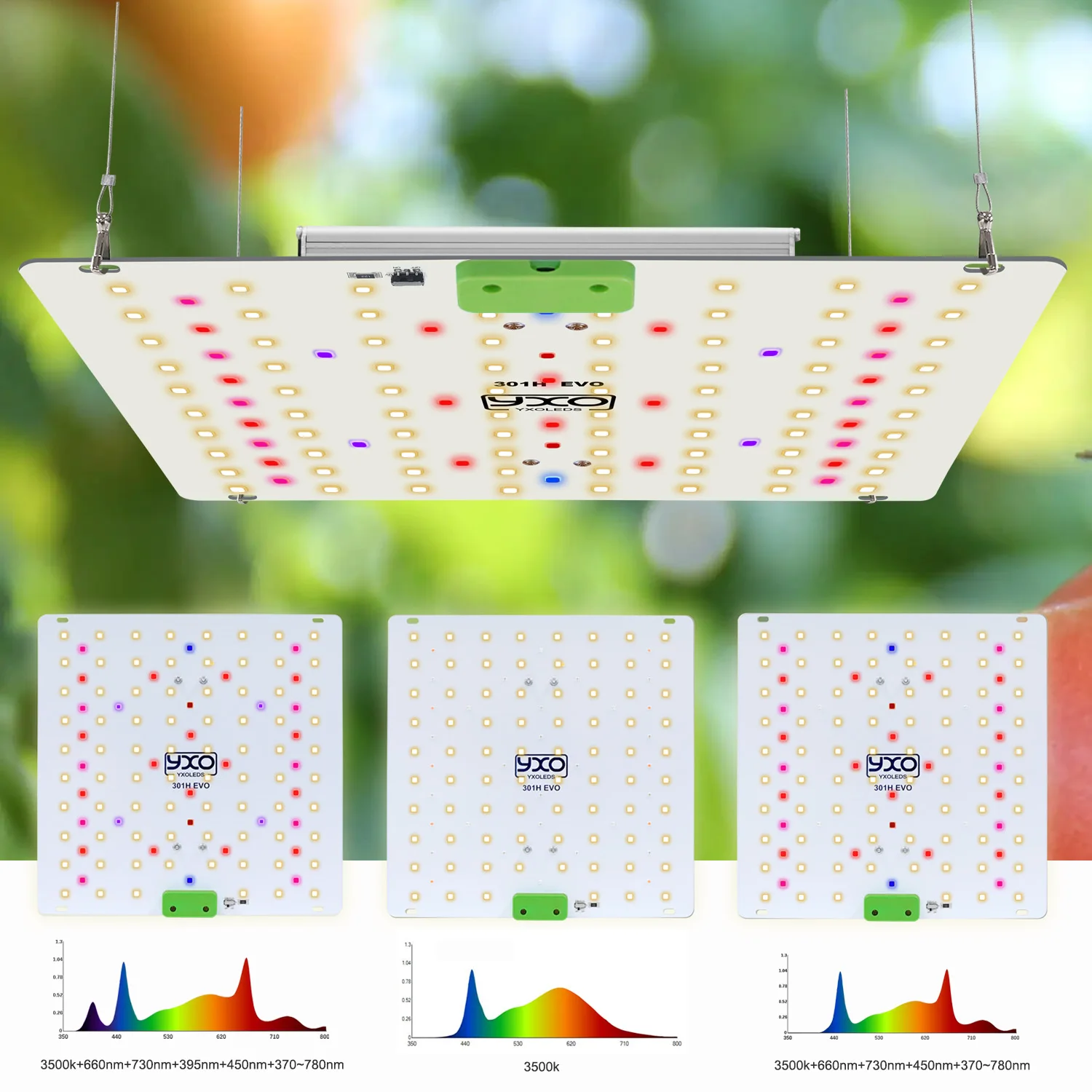 Imagem -03 - Samsung Lm301h Evo Led Quântico Crescer Luz Iluminação Espectro Completo Led Phytolamp para Kit Completo para Planta Hidroponia 120w 65w