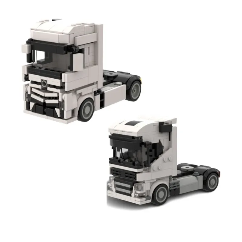 Spot new MOC-38080 33999 323pcs small particle assembly building blocks mini truck head model toy gift set