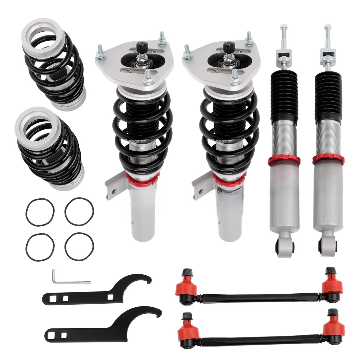 for Seat Leon 2nd 1P 2005-2012 Coilover Lowering Kits Suspension Shocks Struts