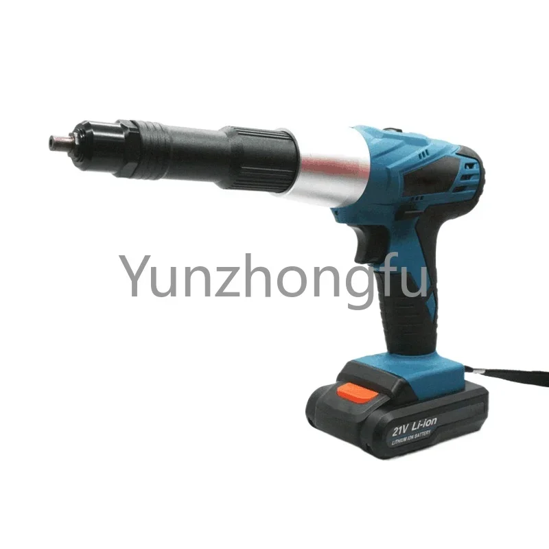 Rivet Nut Gun Rivet Tool With Lithium Battery Electric Ramm Gun Riveter 21V Rechargeable Automatic