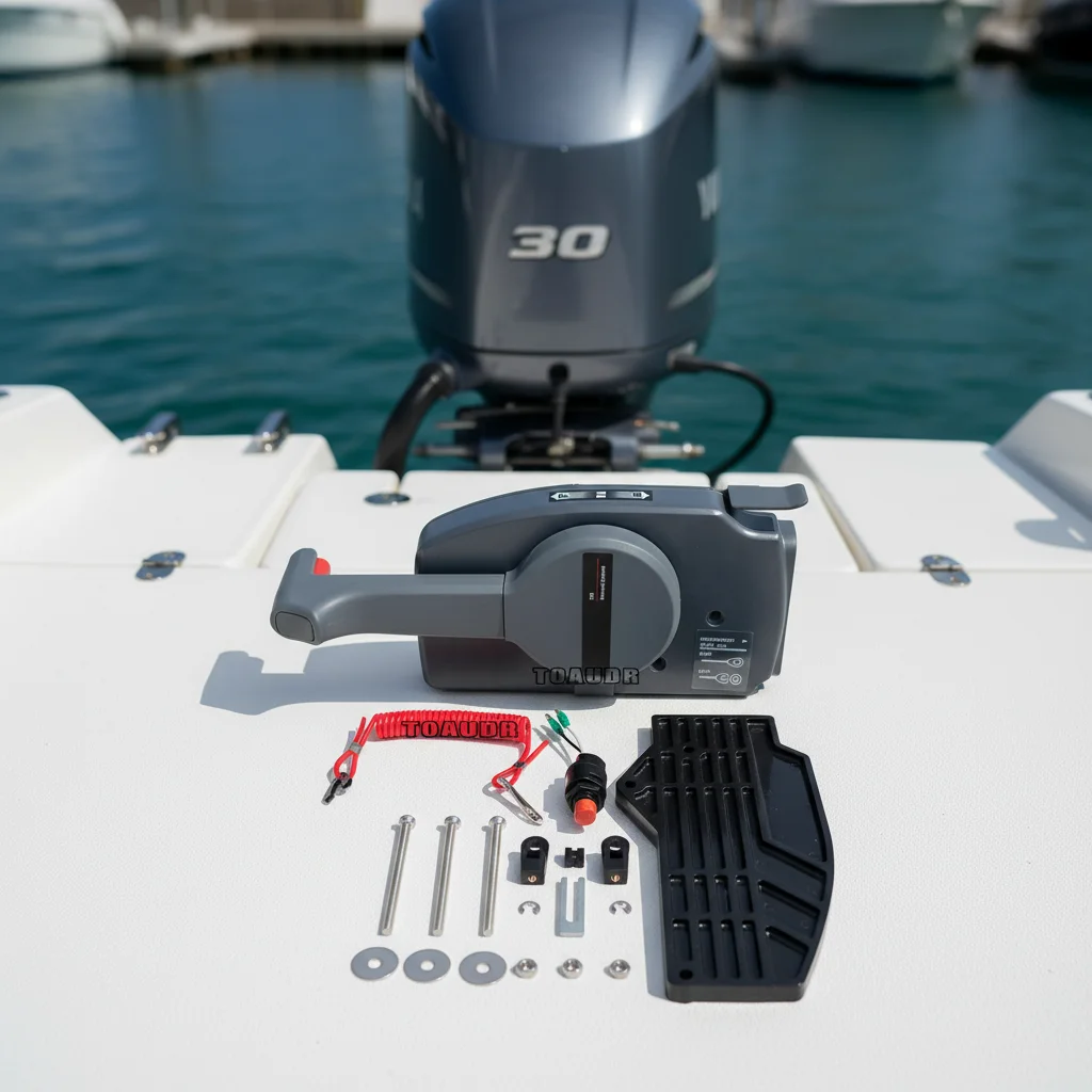 

Side Mount Control Box for YAMAHA Engine (Simple) ,Push to Open Boat engine part