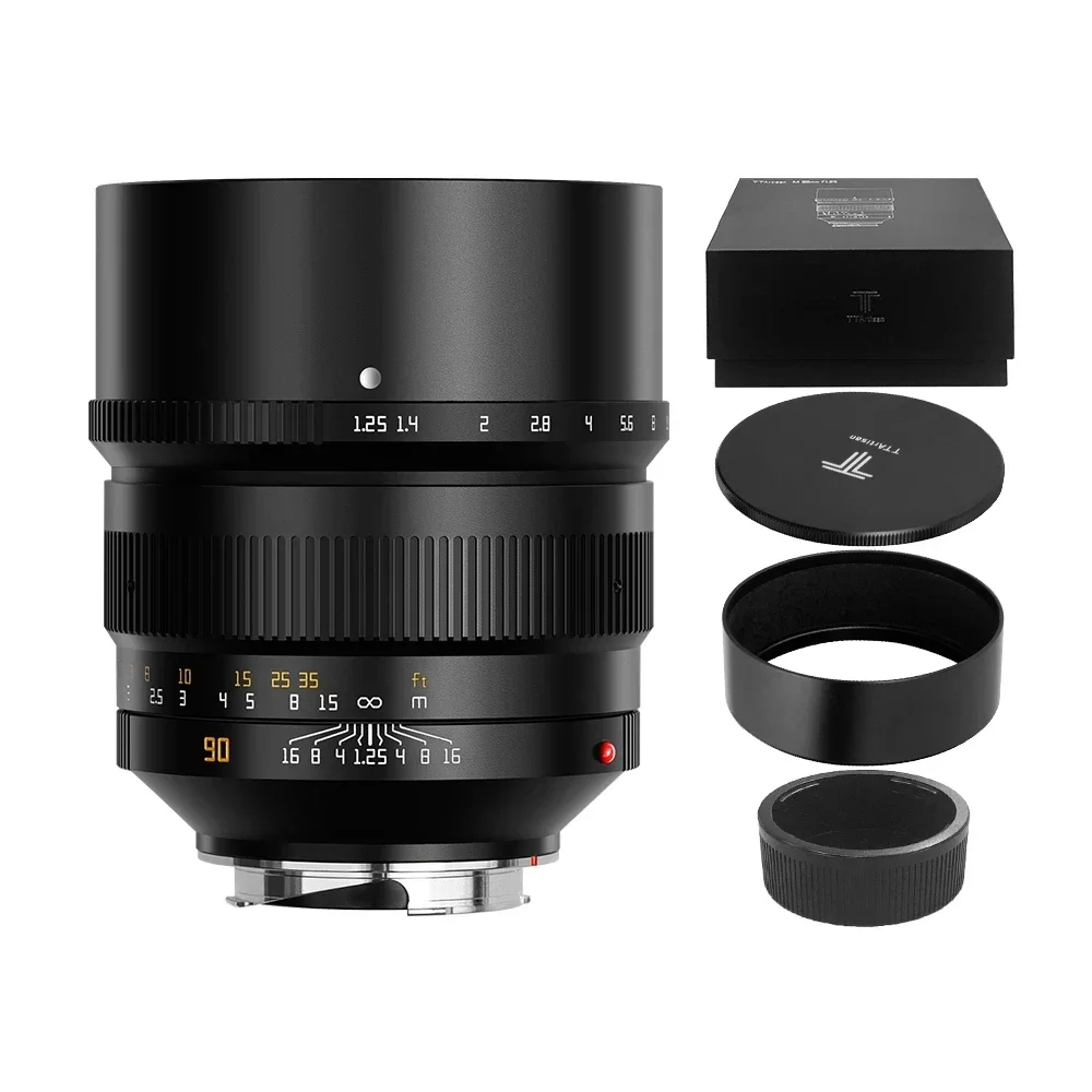 

TTArtisan 90mm F1.25 Full Fame Lens for M-Mount Cameras Like M-M M240 M3 M6 M7 M8 M9 M9p M10