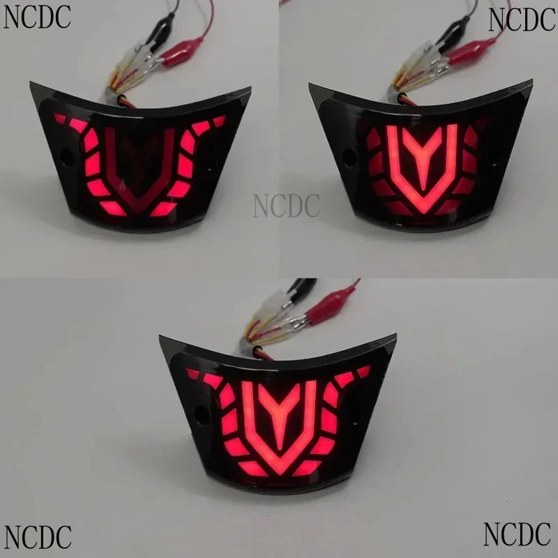ZIP Taillight Genuine Sequential Indicator Turnlight Stop Brake Function Motorcycle Tail Light