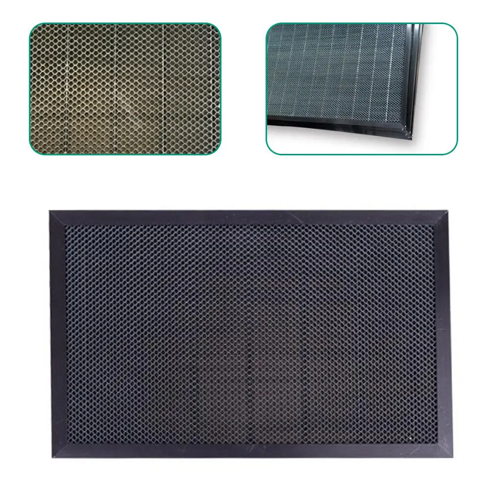 Waben-Arbeitstisch, 410 x 610 mm, Plattform aus Aluminiumlegierung für Lasergravierer, Schneidemaschine, Gravur, Schneiden, 20 mm dick