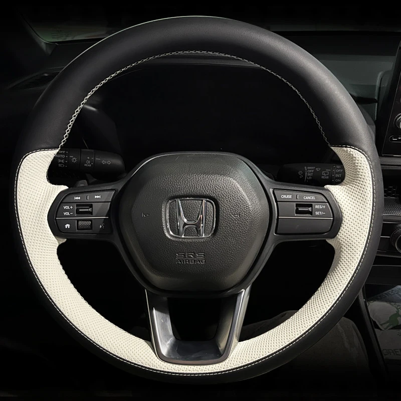 

Оплетка из микрофибры для руля автомобиля Honda Civic 11, Accord 11, CR-V, HR-V, ZRV 2023-2026, Breeze 2025, Pilot 2023