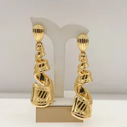 High Quality Design Italian Gold Earrings For Women Delicate Women Earrings Accessories Round Earrings Multicolor Gifts New In