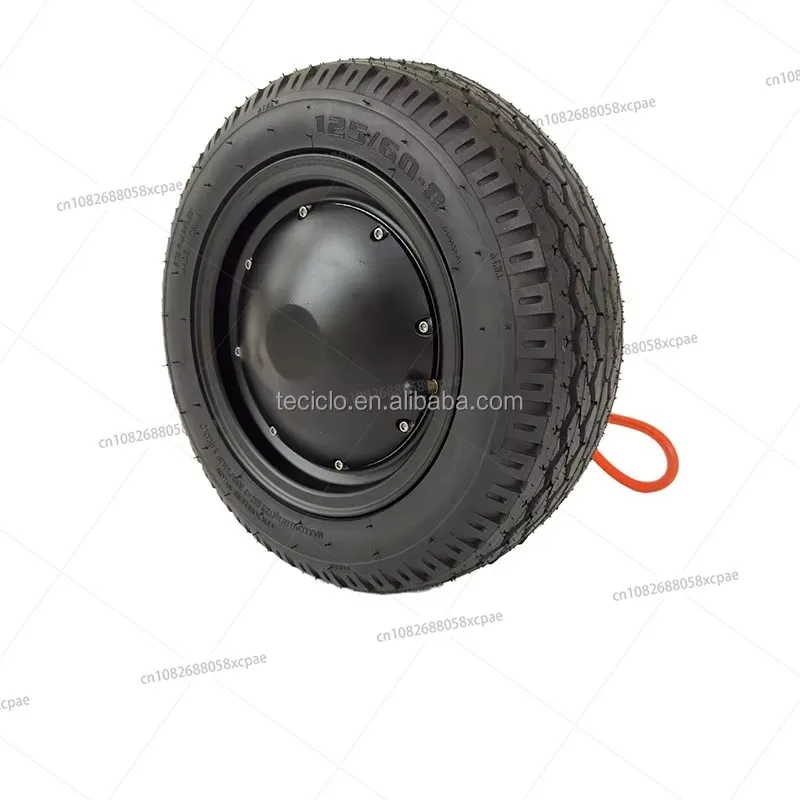 

13 inch 60v-120v 8000w 100Nm single axis powerful high torque Dc brushless wheel motor single wheel electric golf cart