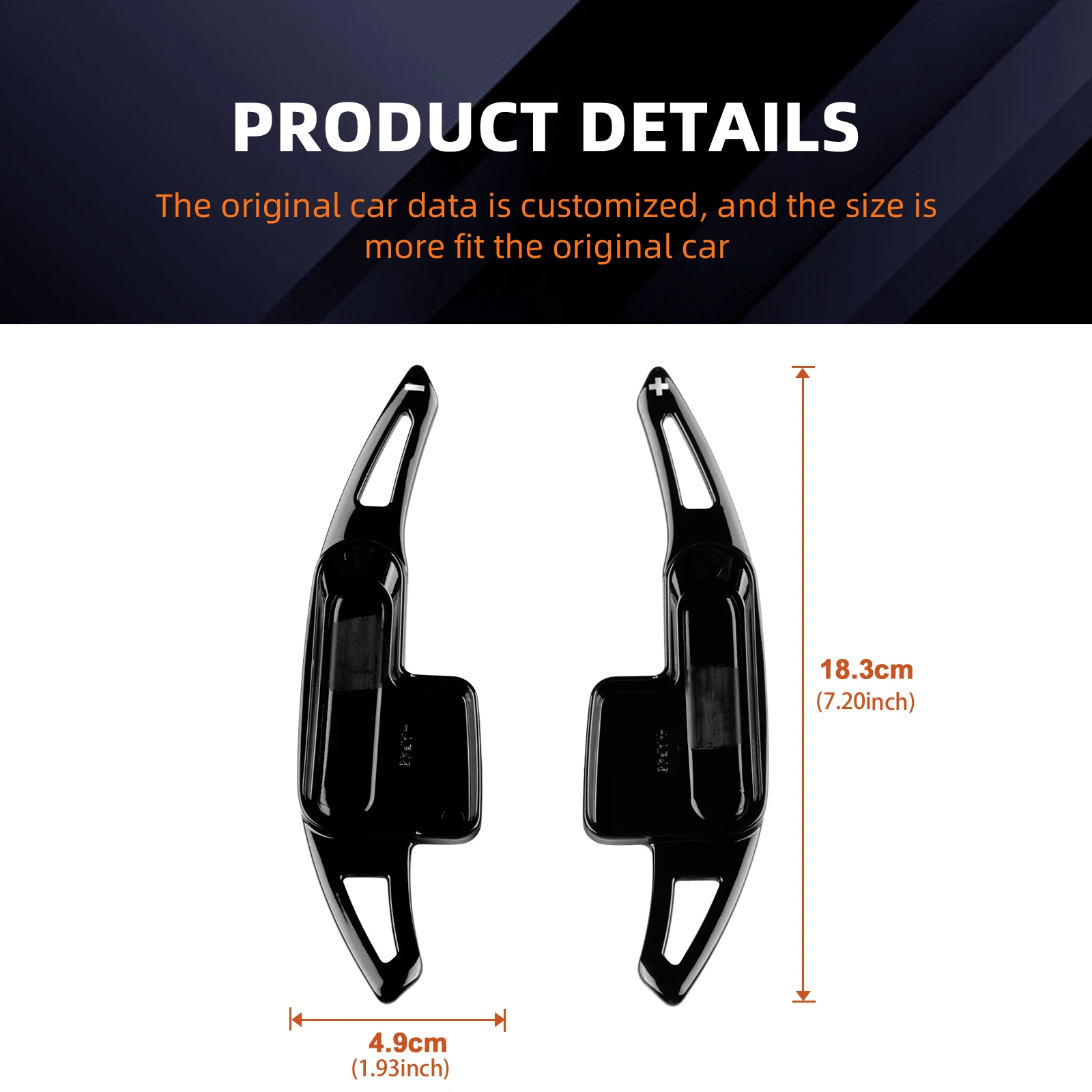 For Mini Cooper S F65 F66 JCW Countryman U25 2024 2025 Interior Trim ABS Car Steering Wheel Paddle Shifter Cover Car Styling