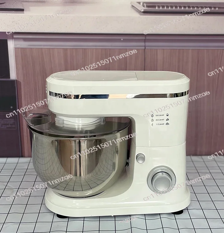 6/8/10L Commercial Dough Kneading Machine 1500W DC Motor Belt Drive Low Noise High Quality for Bakery