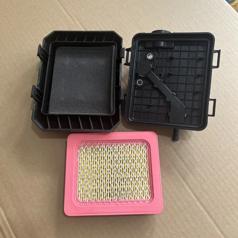 

1Set genuine air cleaner air filter assembly for hengkai 4 stroke 6.0hp 7.0hp 6/7 HP outboard motor Tan