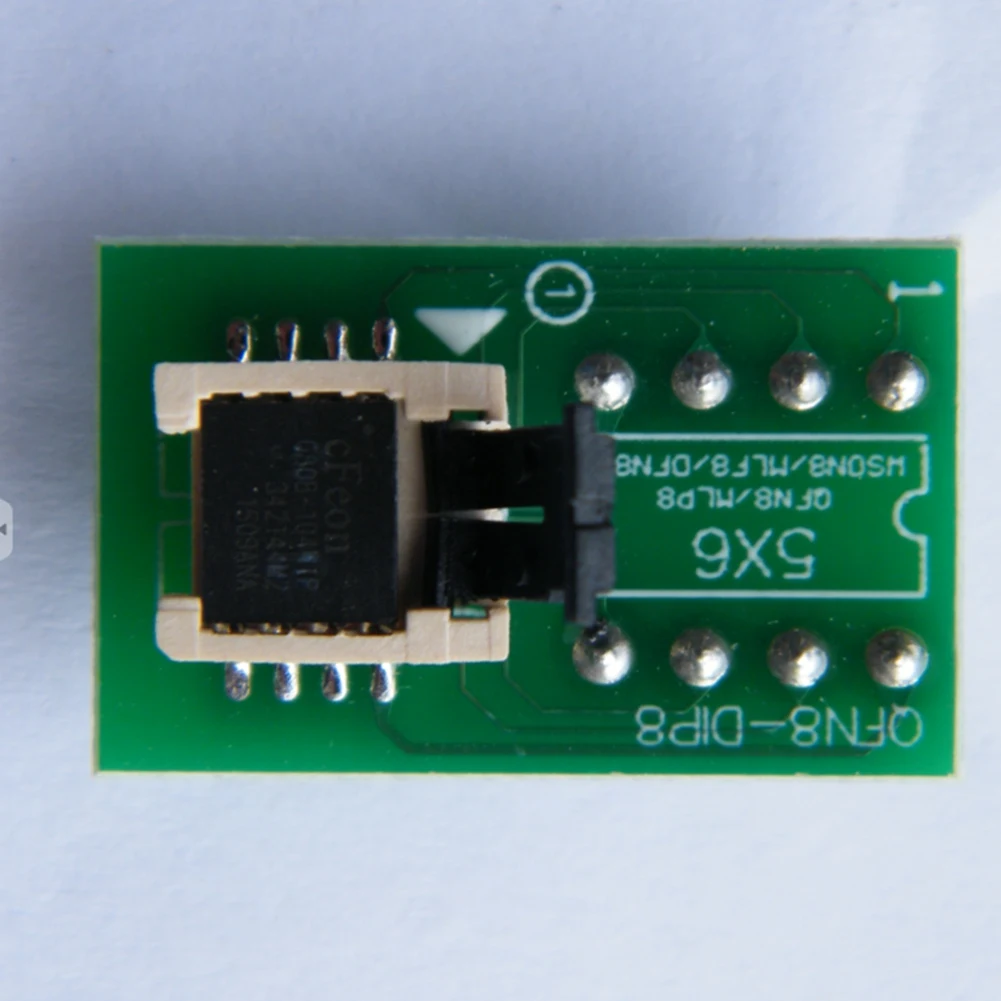 

Well Made-DFN8 To DIP8 Socket QFN8/WSON8/MLF8/MLP8/DFN8 To DIP8 For CH341A Tl866ii Plus RT809H/F T48 T56 EZP2023 Programmer 6X5m