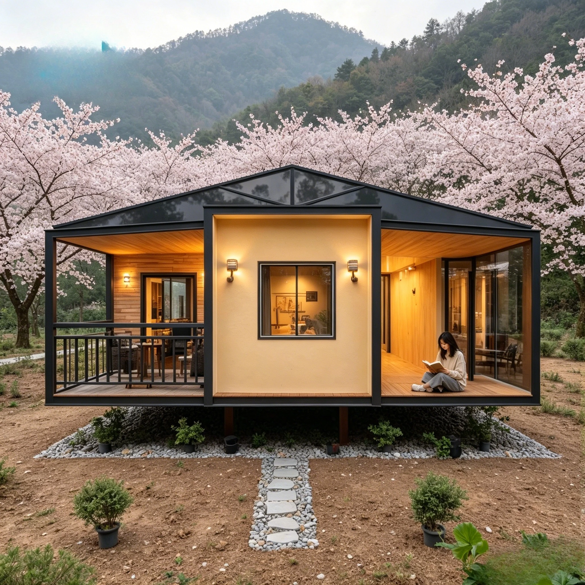 YG 2026 2 Storeys Container Home 3 Rooms Folding House Container Office Garden House Hotels Resorts Containers Customized