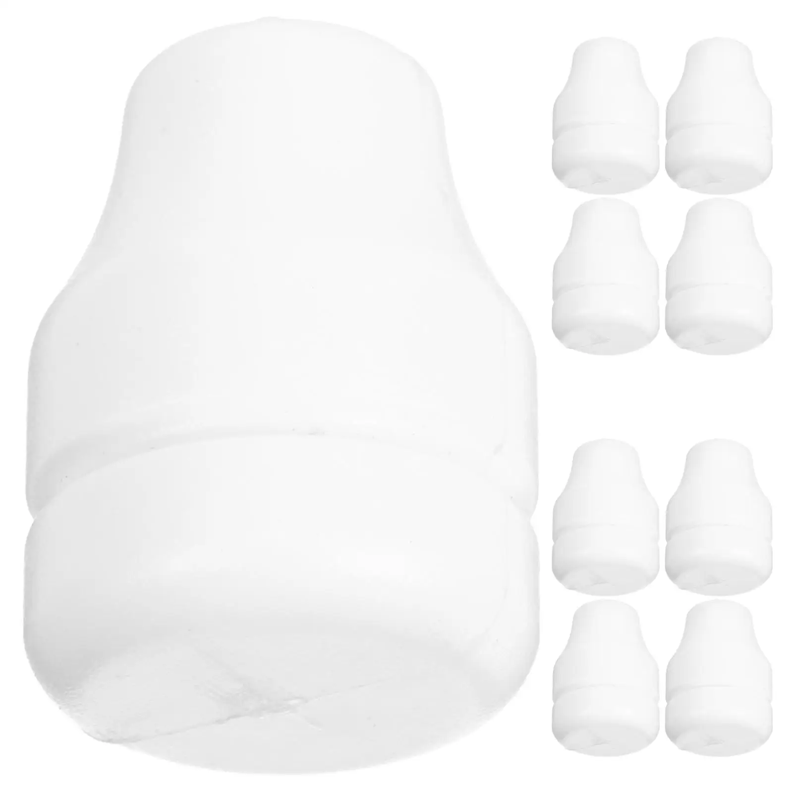 

12 Pcs Blind Cord Pull Accessories Wood Knobs for Curtains Blinds Replacement Stylish Four Hole Design Window Decor