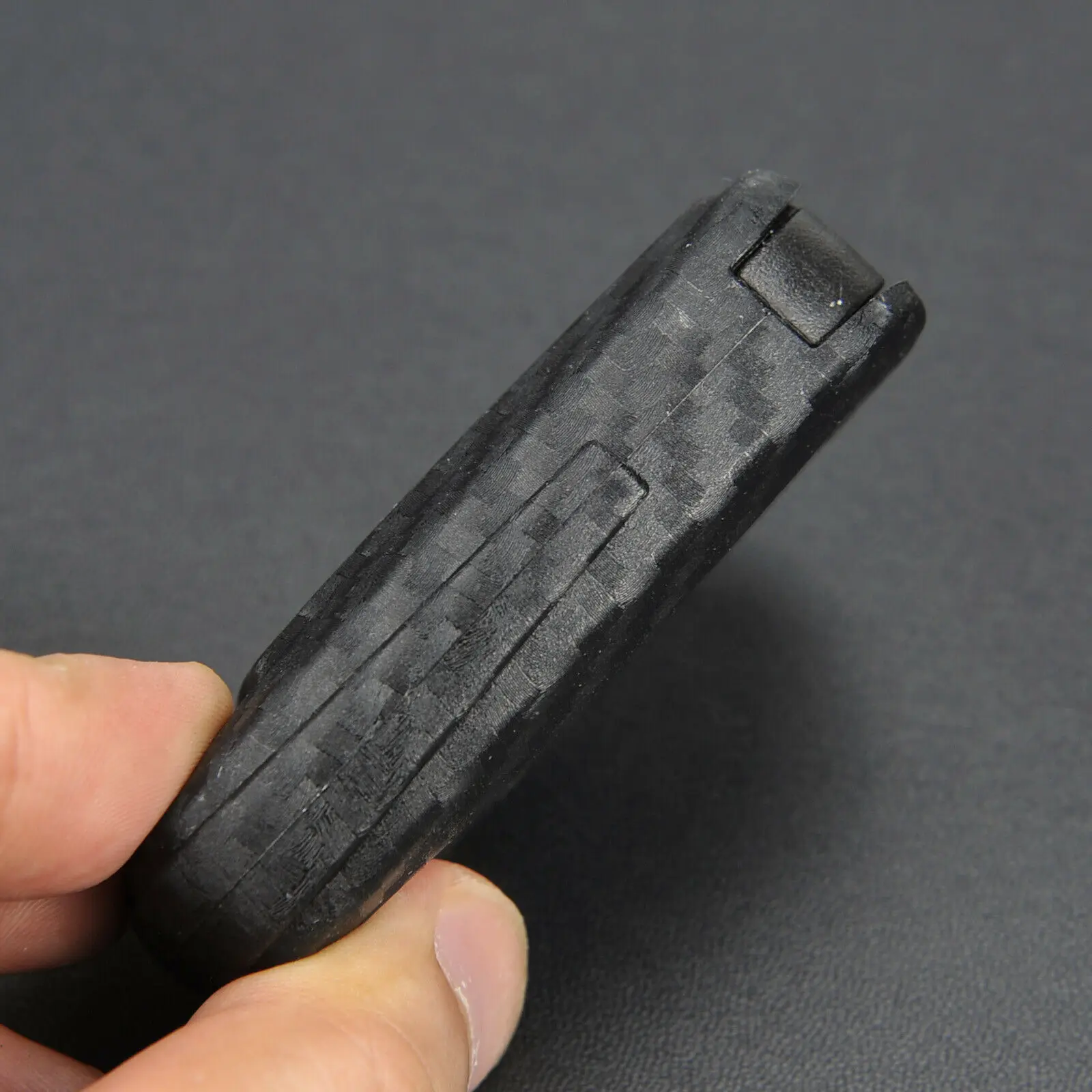 

Precision Silicone Carbon Fiber Car Smart Key Case Cover For Toyota Camry RAV4 CHR Prius Corolla Avalon 2018 2019 2020 2021