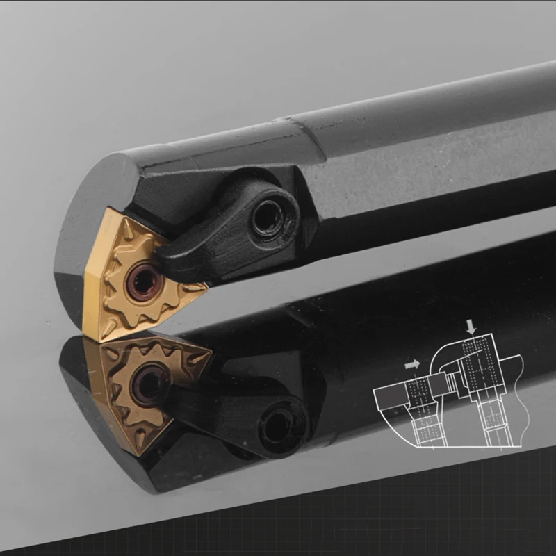 KaKarot Internal Turning Tool HolderS16Q-MWLNR08 S18R-MWLNR08 S20R-MWLNR08 S32T-MWLNR08 rbide Inserts WNMG080404 turning Tools