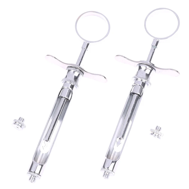 Dental injection Syringe Stainless Steel Dental Aspirating Syringe Dentist Surgical Instrument 1.8ML Lab Equipment