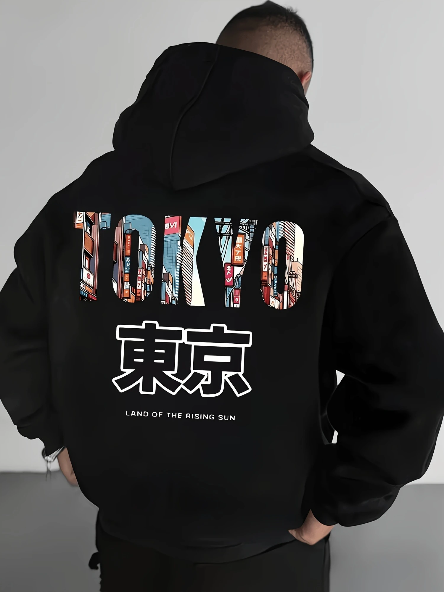 Hoodie pria gaya jalanan denga - Street Fashion In Tokyo ulasan dan harga