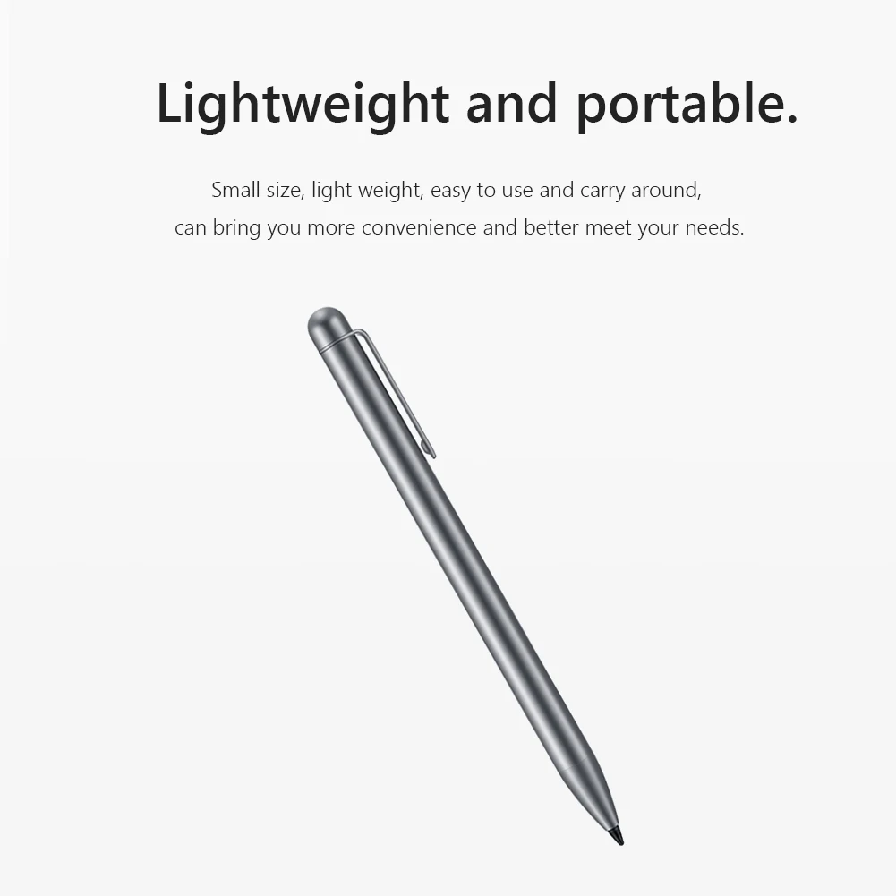 Caneta stylus de toque inteligente 2048 pressão sentido ativo capacitivo stylus alta sensibilidade à prova de riscos para huawei m-pen lite af63