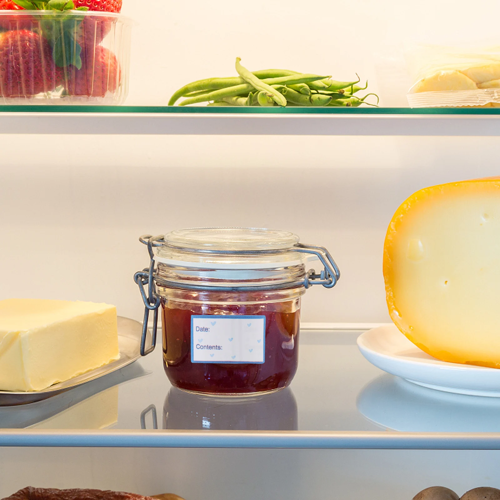 

1 рулон этикеток с датой безопасности пищевых продуктов, пустые легко снимающиеся съемные маркировочные наклейки для кухни, морозильной камеры, кладовой, этикетки для еды