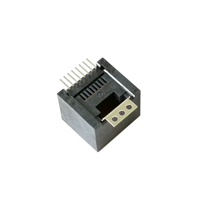 5 Stück SMD RJ11-Buchse 6P6C 8P8C RJ11-Telefonbuchse Weiblicher Kristallkopf-Anschluss 180 Grad Vertikal 6P6C Telefonstecker – Detail 1