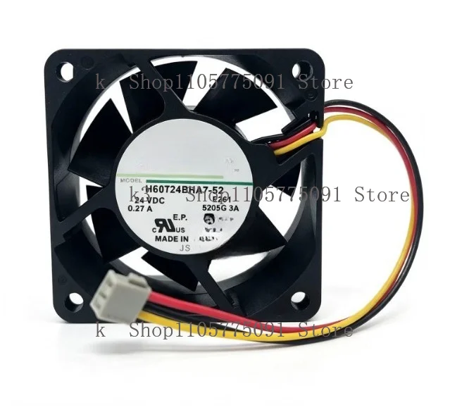 New For NIDEC h60T24BHA7-52 6025 24V 0.27A variable frequency fan