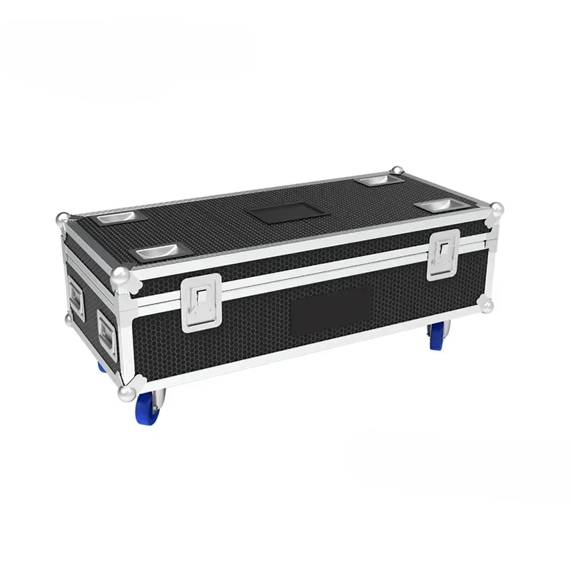 Flight Case Aluminum Transport Road Cases Travel Case for Dance Audio Fitness Equipment with 4 Wheels Portable Cases