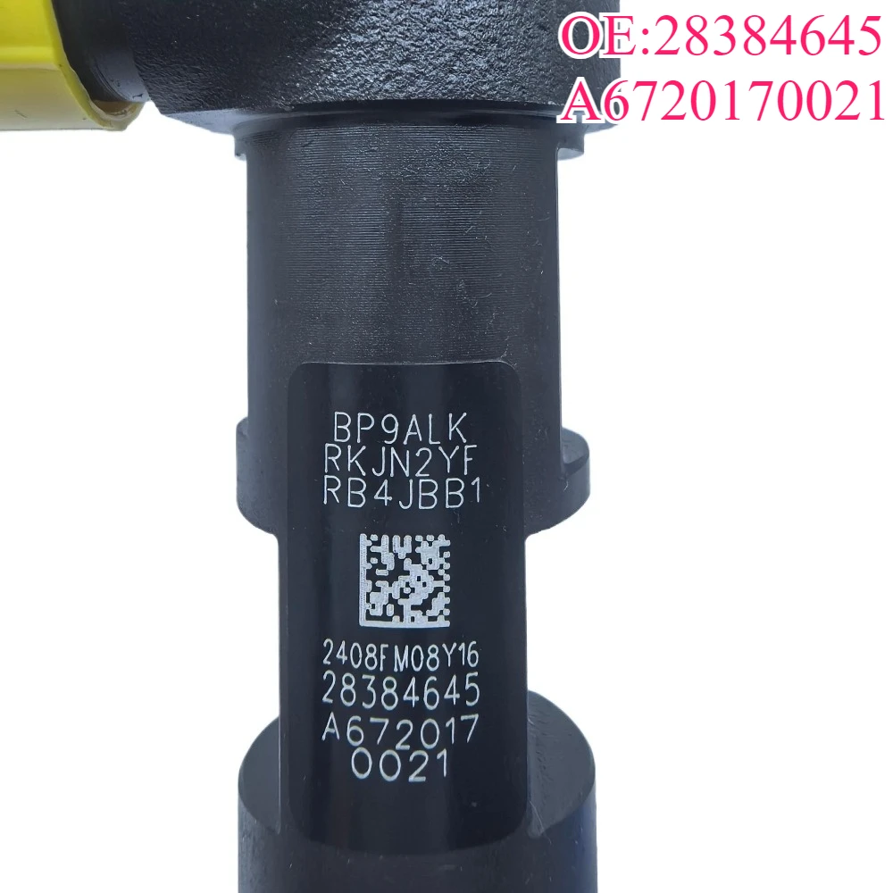 Original High quality New For 28384645  A6720170021 Common Rail Fuel Injector for SSANGYONG 2.2Xdi 2015 2016 2017 Euro6 D22DT