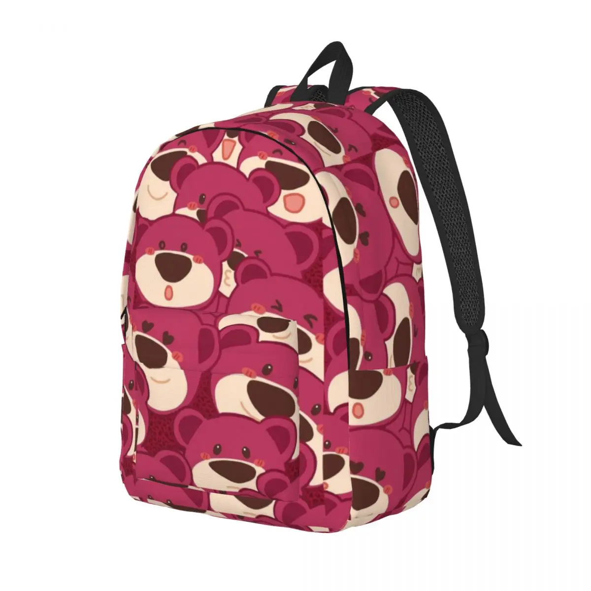 High Street Strawberry Bear Bookbag High School Sturdy Shoulder Disney Toy Story Lotso Students Children's Bags Gift