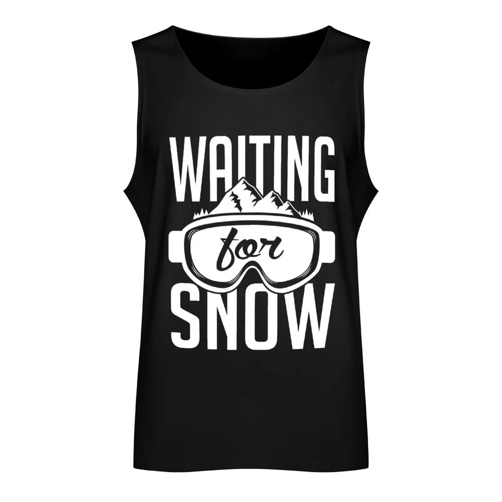 Skiing: Waiting for snow Tank Top anime top bodybuilding man gym clothing men