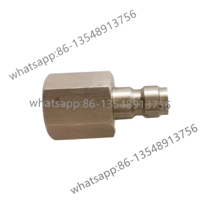 Inflatable hose external thread quick disconnect adapter internal thread 1/8BSP stainless steel filling port spot