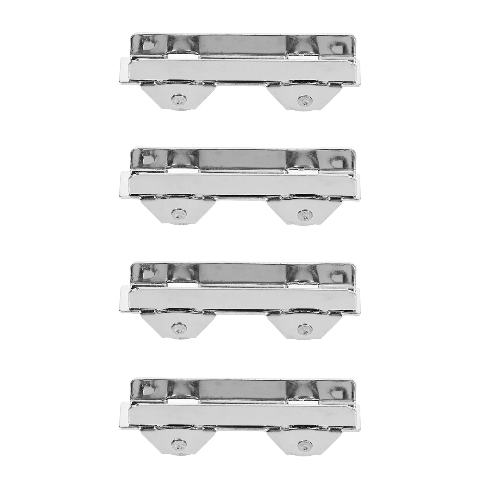 4 Pcs Sliding Door Glass Pulley Rollers Replacement Slider Window Pulleys Scroll Wheel Wheels Silver Barn