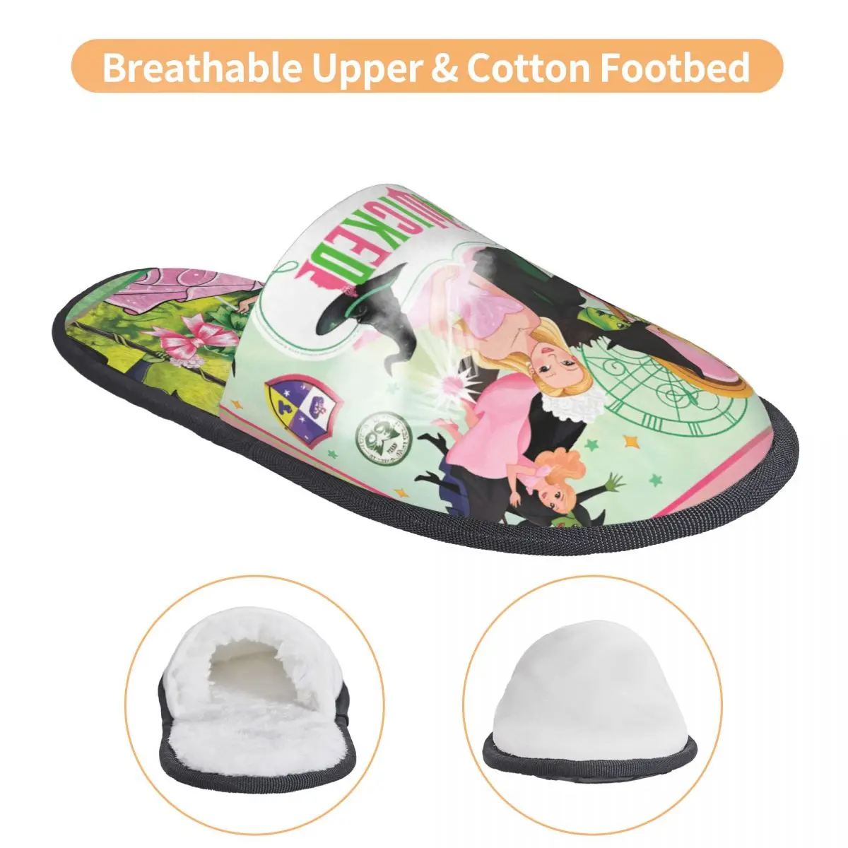 الشتاء شبشب منزل الشريرة لملحقات جيدة المنزلية نِعال من الفراء الشرائح غرفة الساحرة معالج الخيال دافئ عدم الانزلاق الشرائح