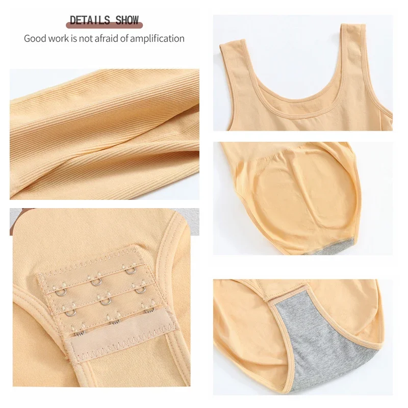 Bodysuit Women Body Shapers Shapewear Body Shaping Clothes Postpartum Collapses Belly Triangle Siamese Corset Butt Shaping Top image 2