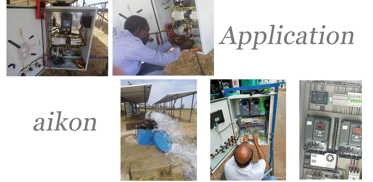 Panel controlador de bomba de agua TLF Motor Lw516 interruptor de cambio de CC con Panel de Control Hmi Plc eléctrico Aikon