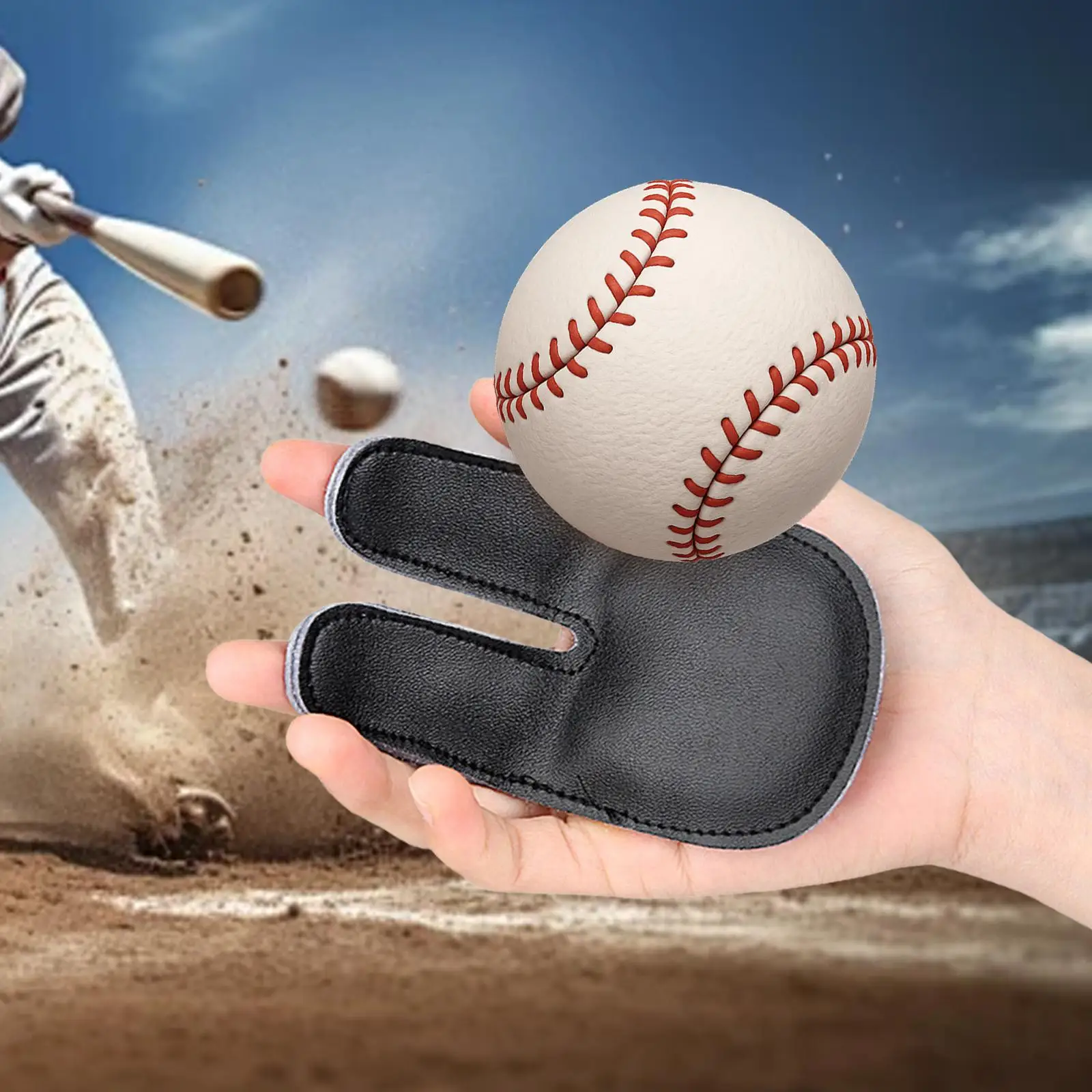 Softball Finger Pad Softball Finger Guard Comfort PU Thickened Protector for