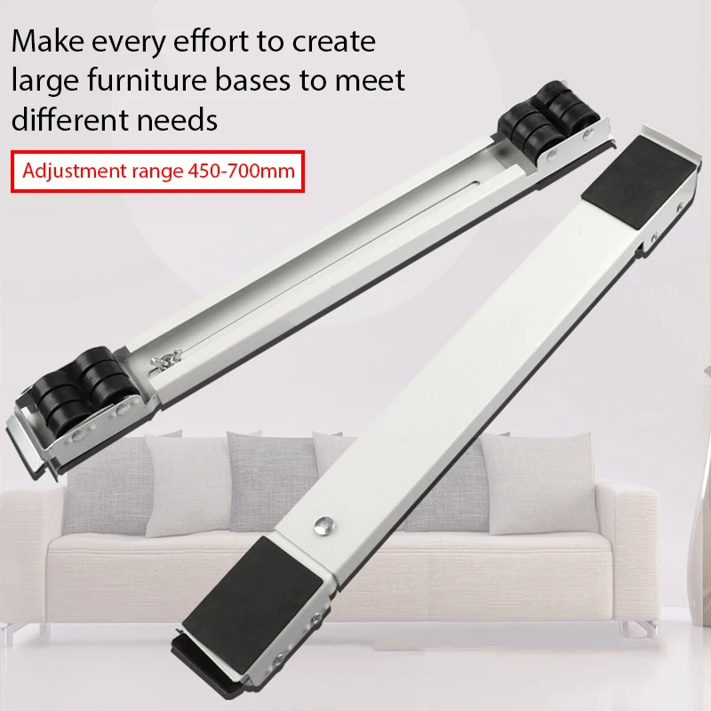 Refrigerator Base With Movable Stand Durable Anti-slip Washing Machine Stand Extendable Adjustable Refrigerator Base Home